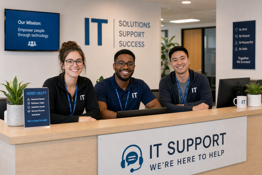 Garvey's IT team at our Stockton office